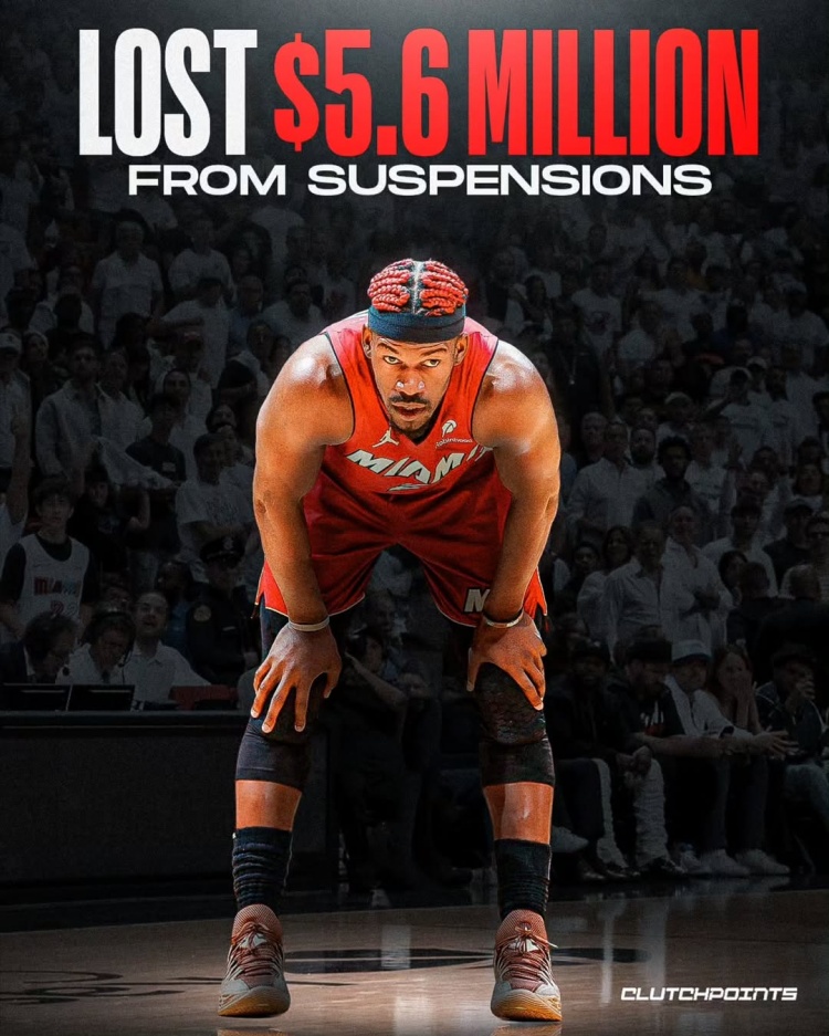  損失560萬刀！巴特勒：我非常、非常、非常高興不會(huì)再被停賽了