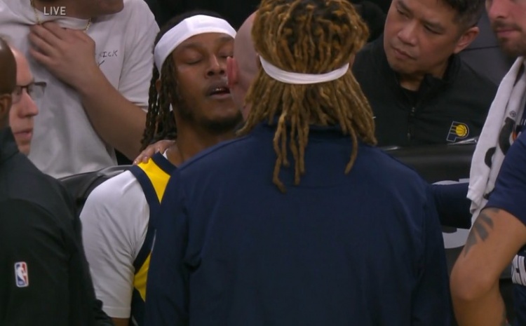  誤傷！馬瑟林防守時(shí)一巴掌拍到特納臉部 后者腦震蕩評(píng)估不回歸...