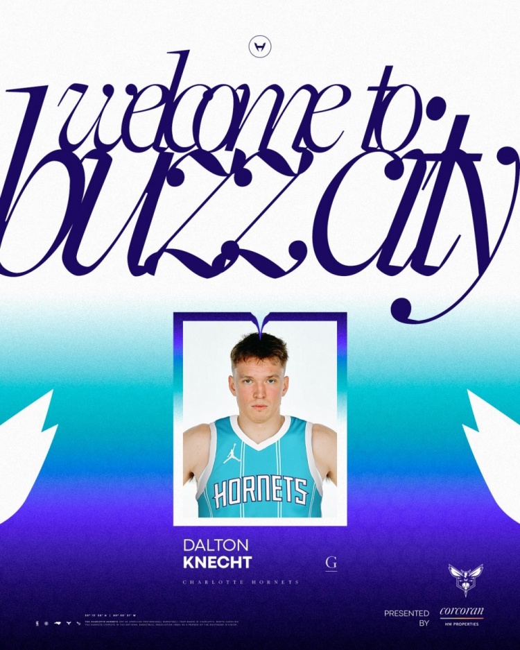  迫不及待！黃蜂官方歡迎克內(nèi)克特：夏洛特為你準(zhǔn)備好了！