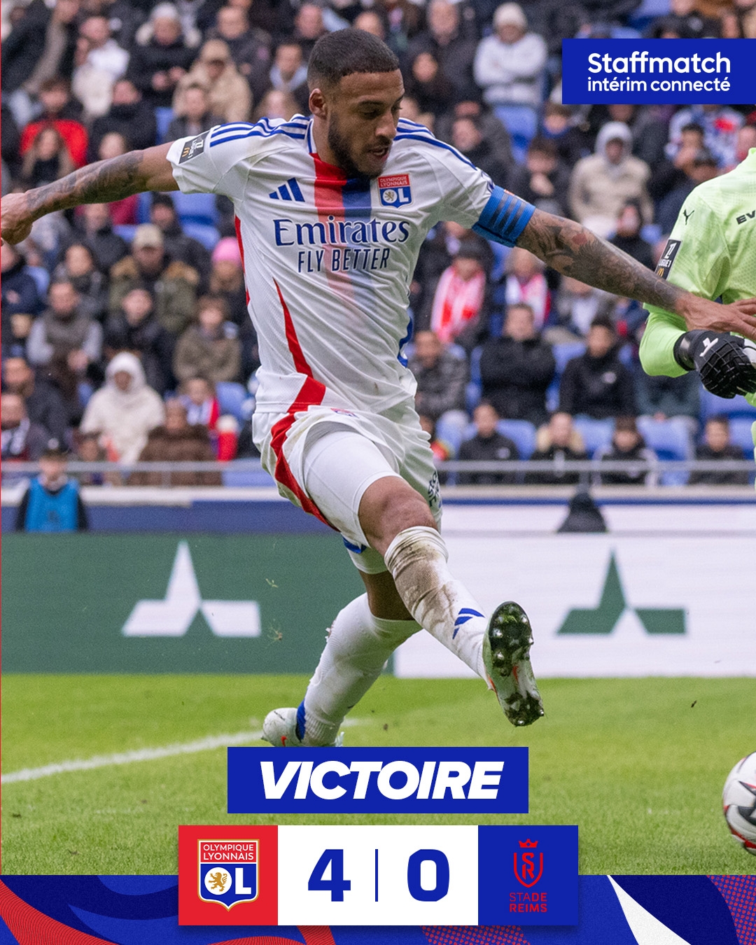  豐塞卡首勝！切爾基極致團隊進球&托利索破門，里昂4-0橫掃蘭斯