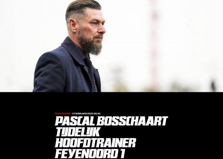  將帶隊踢米蘭！官方：費耶諾德U21教練博斯查特出任臨時主帥