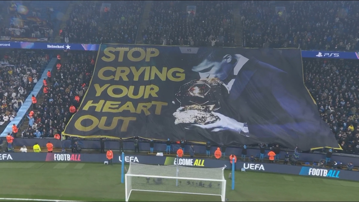  曼城球迷團體解釋橫幅：我們針對的是弗洛倫蒂諾，這都看不出來？