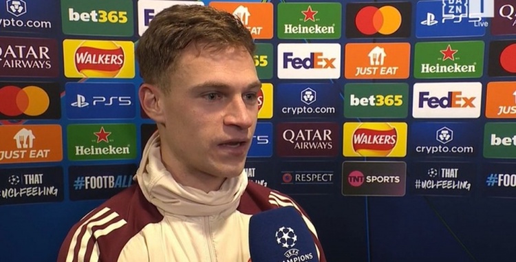  基米希：凱恩中場時讓我把角球開到后點(diǎn)，很高興這一招奏效了