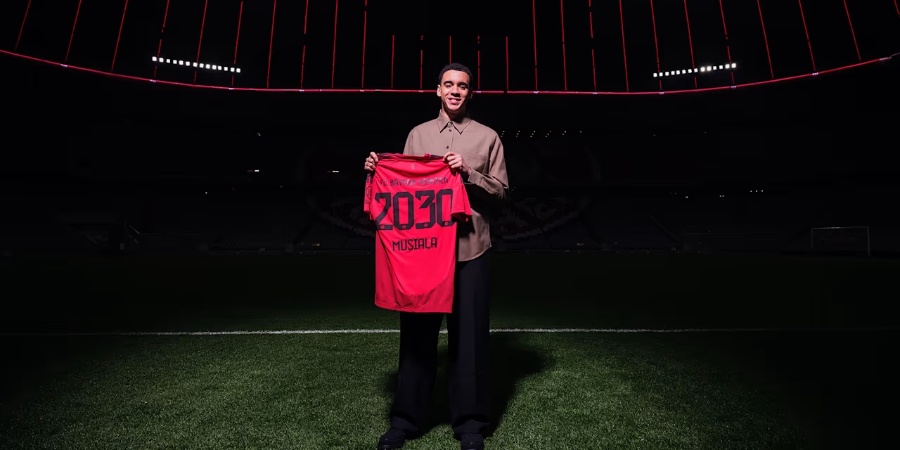  他留下！官方：拜仁與穆西亞拉續(xù)約至2030年，據(jù)悉年薪2500萬(wàn)歐