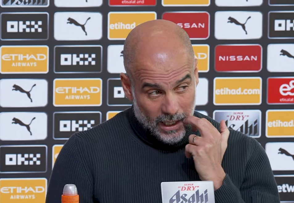  下滑原因？瓜帥：控球不行只能依賴身體素質(zhì)，但我們身體比不過