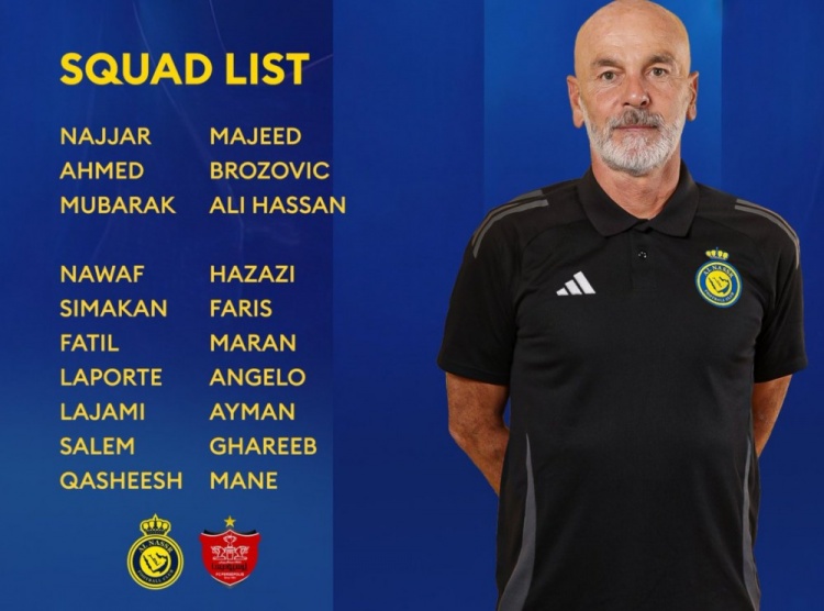  利雅得勝利亞冠名單：C羅、杜蘭、本托輪休，馬內(nèi)、拉波爾特在列