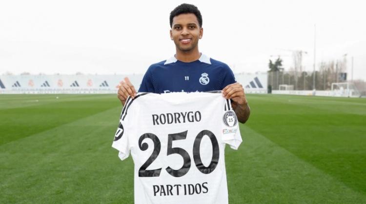  達(dá)成代表皇馬出戰(zhàn)250場里程碑，羅德里戈：我想取得更多成就