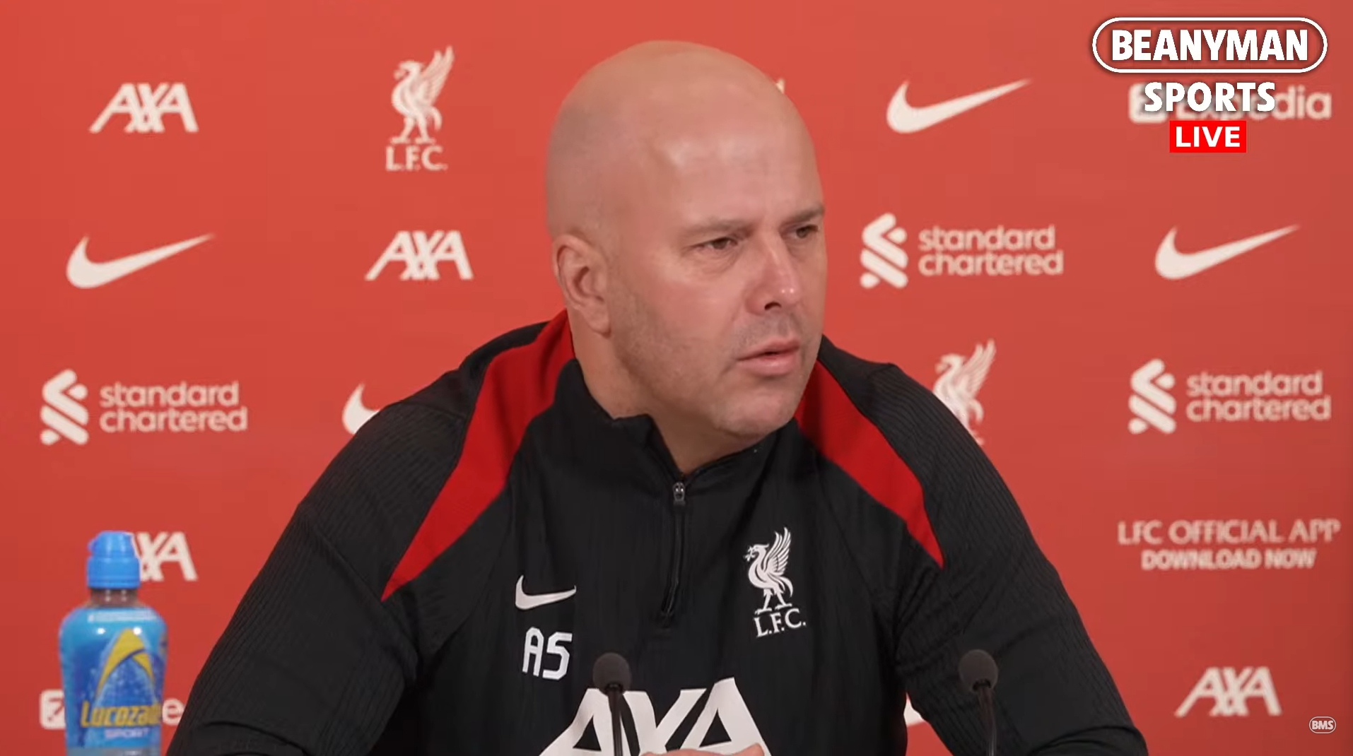  沖刺階段壓力？斯洛特：奪冠賽季球隊(duì)曾領(lǐng)先25分，球員沒(méi)太大壓力