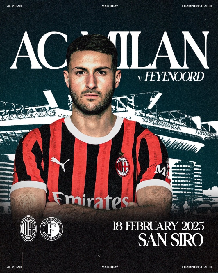  尋求逆轉(zhuǎn)！米蘭社媒發(fā)布歐冠海報：希門尼斯單人出鏡