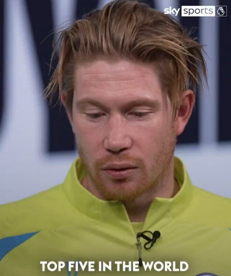  德布勞內(nèi)：天賦方面阿扎爾是世界前5，很遺憾他因傷病在皇馬退役