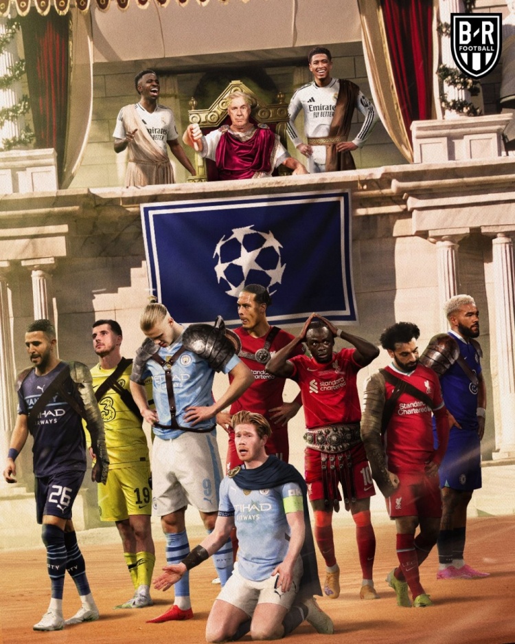  皇馬近5賽季歐冠8次淘汰英超俱樂部：曼城利物浦各3次、切爾西2次