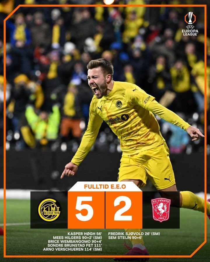  3烏龍1點(diǎn)球！博德閃耀歐聯(lián)杯補(bǔ)時(shí)6分鐘內(nèi)經(jīng)歷絕平、絕殺、被絕平