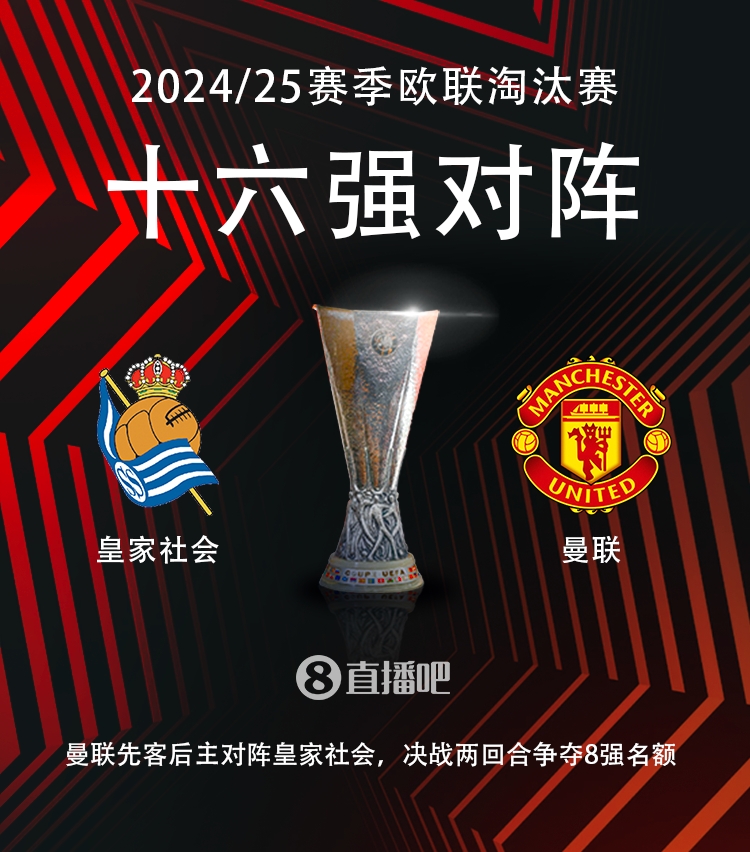  歐聯(lián)16強對陣：曼聯(lián)vs皇家社會?。? class=