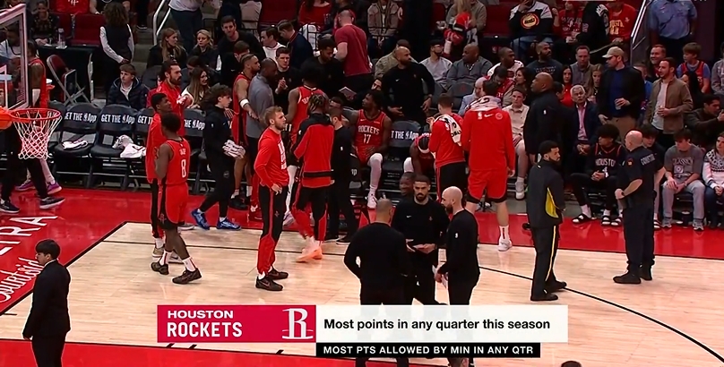 水銀瀉地的進(jìn)攻！火箭首節(jié)狂轟48分 創(chuàng)球隊(duì)本賽季單節(jié)得分紀(jì)錄