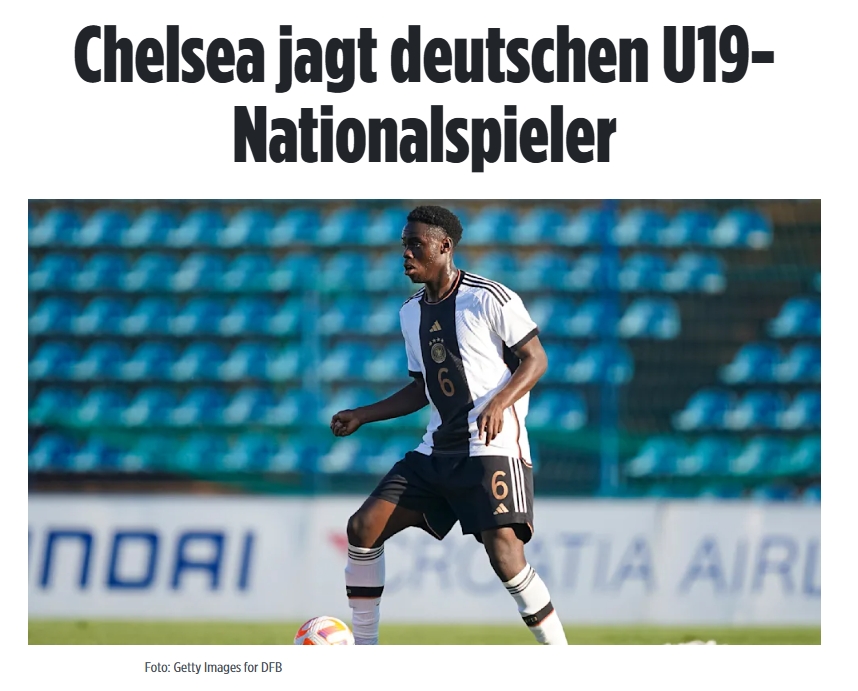  圖片報(bào)：切爾西今夏想簽狼堡19歲中場阿摩亞子，已和球員方面接觸