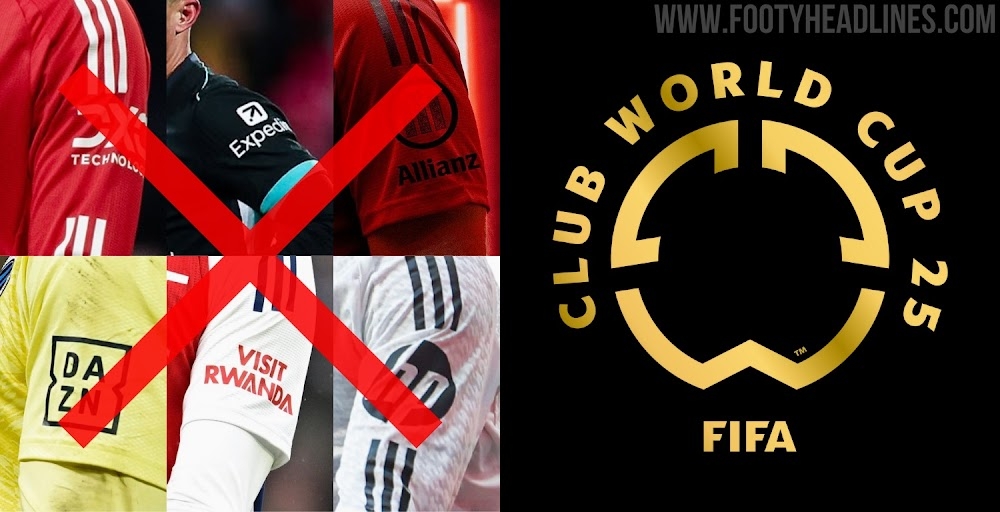  FIFA不允許世俱杯球隊(duì)有袖標(biāo)贊助，需貼上世俱杯徽標(biāo)