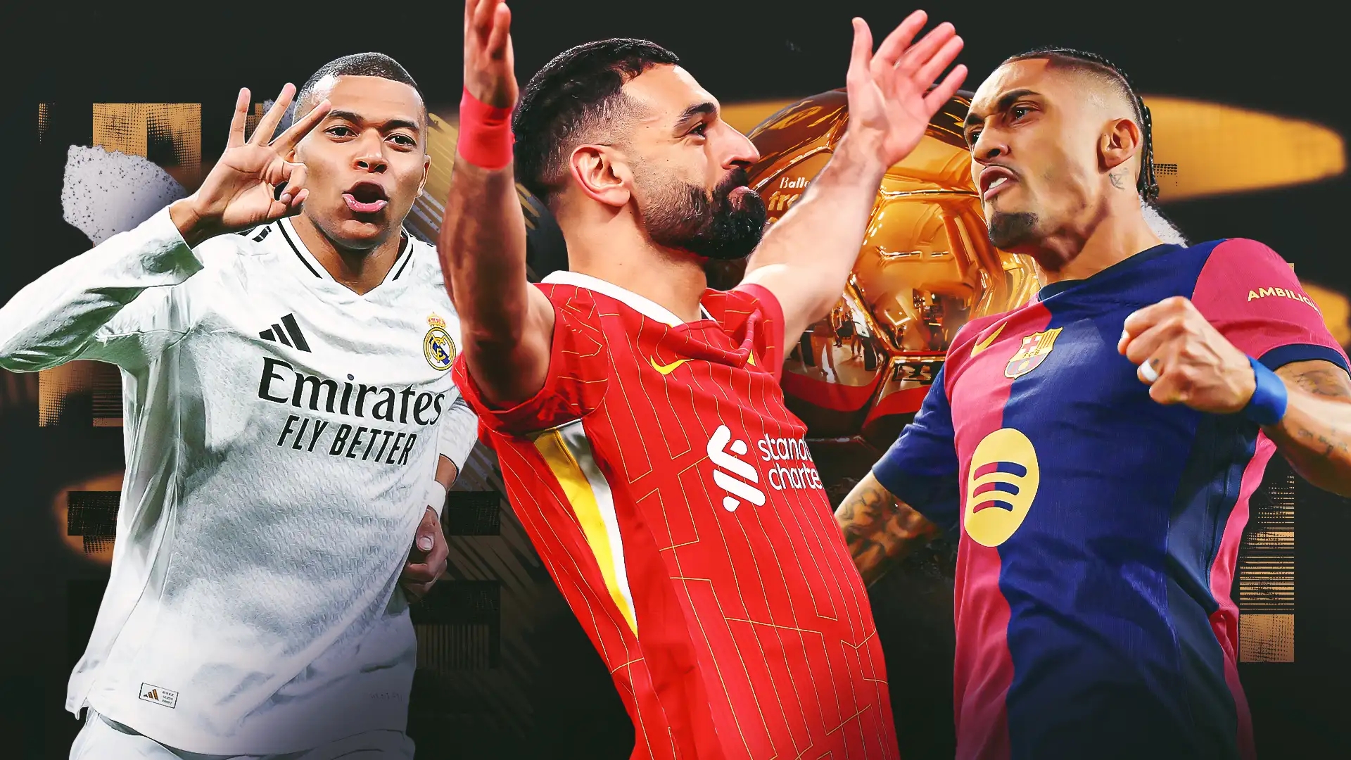  進(jìn)球網(wǎng)2025金球?qū)嵙ε琶核_拉赫居首，皇薩包攬2-7名 哈蘭德第17