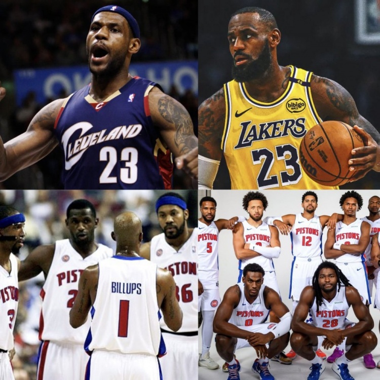  時(shí)隔17年！活塞上次8連勝詹姆斯場均30+7.9+7.2 現(xiàn)在24.7+7.8+8.7