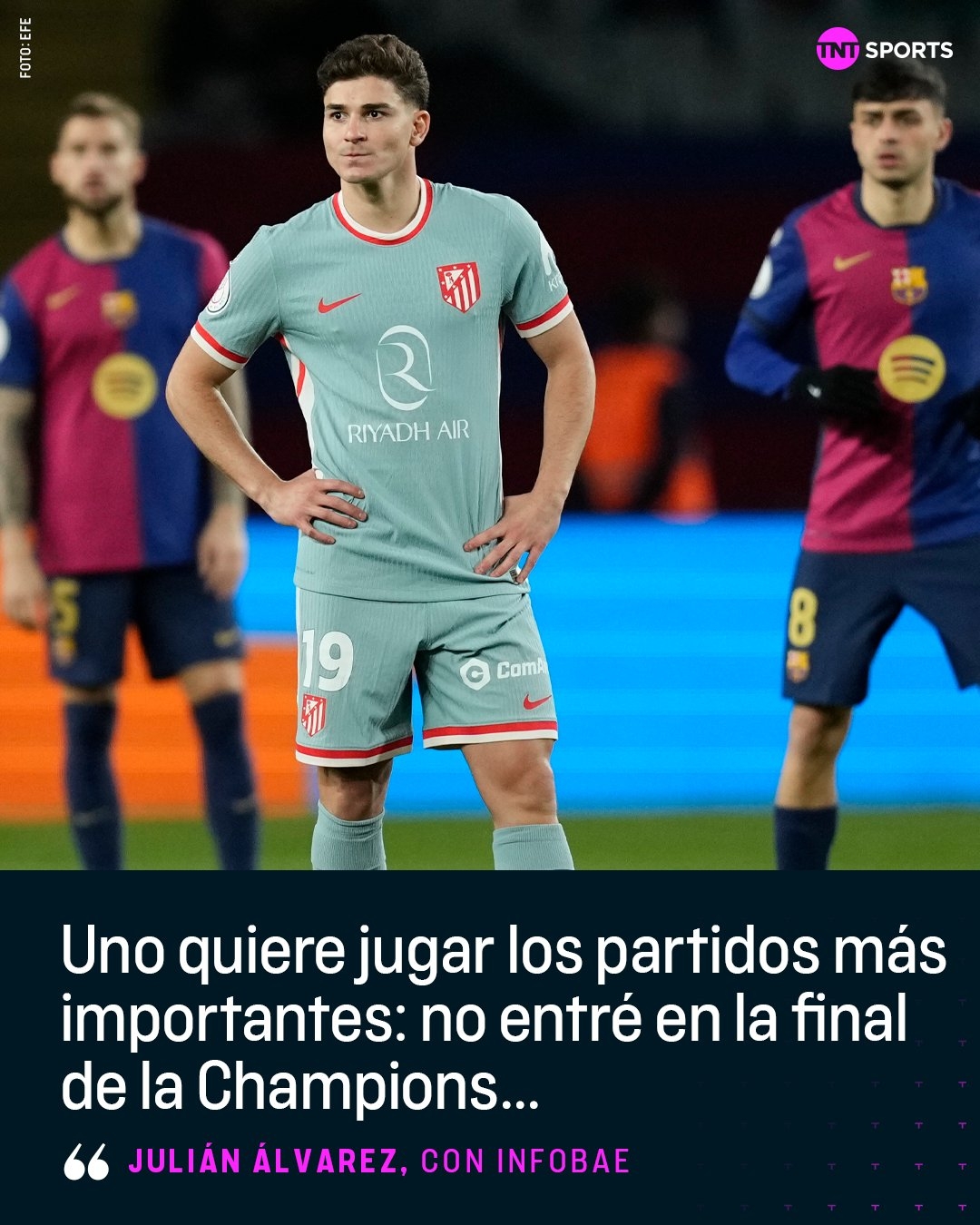  小蜘蛛：我非常感激曼城，但我想踢重要比賽&可歐冠決賽并未上場