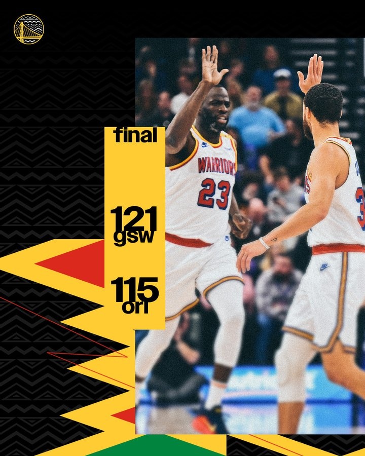  客場大逆轉(zhuǎn)！勇士官方曬出贏球海報 庫里、追夢登上封面