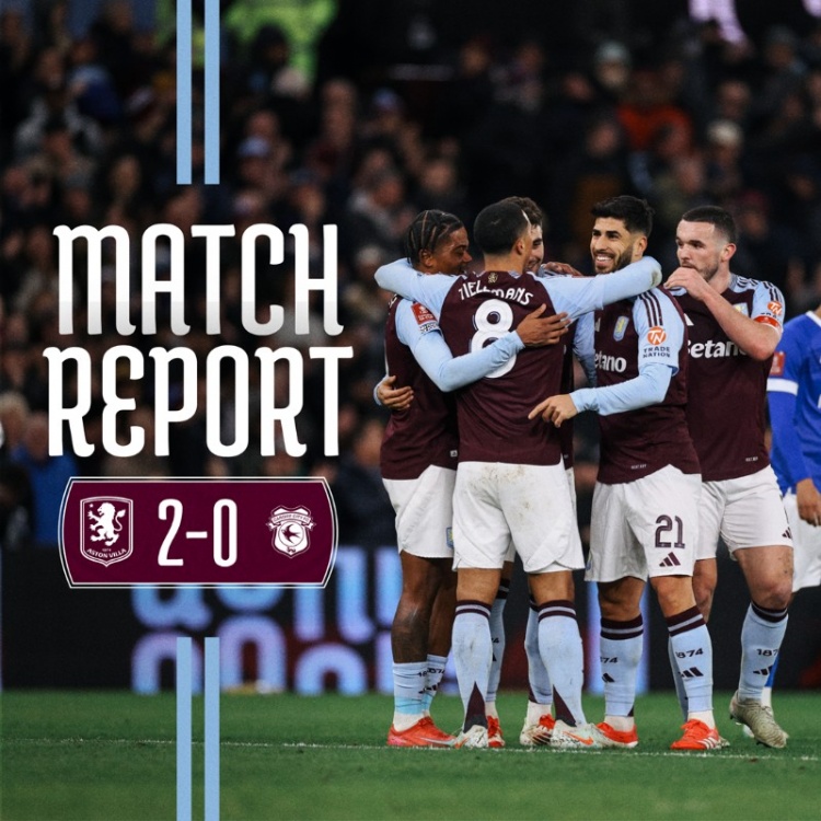  2-0淘汰卡迪夫城！阿斯頓維拉近10年來首次打進足總杯八強