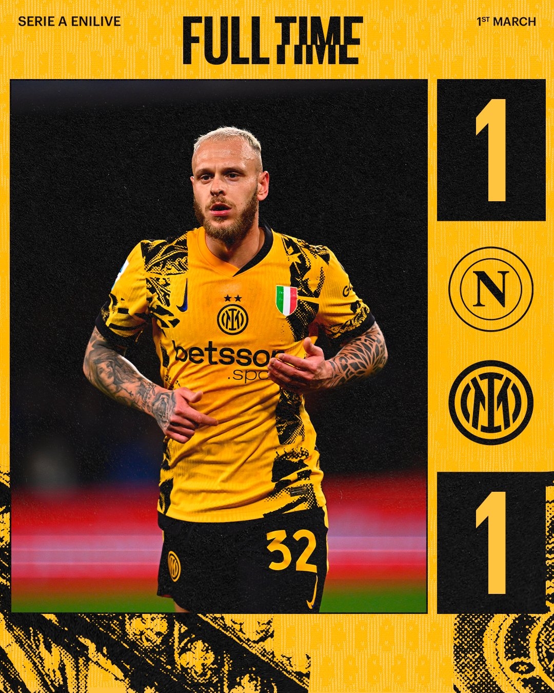  真給機(jī)會(huì)??！真假藍(lán)黑&拿波里均不勝，意甲前三剎車尤文有機(jī)可乘