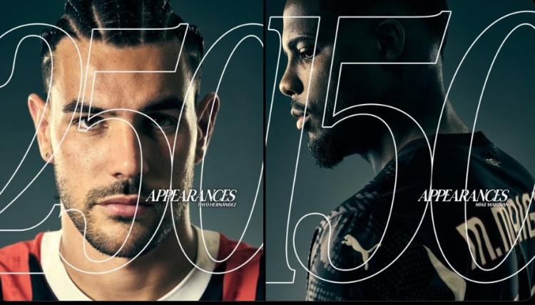  雙雙解鎖米蘭生涯出場里程碑！特奧250場&邁尼昂150場