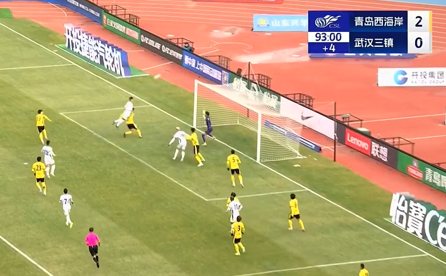  最后的機會沒有把握！鄭浩乾門前頭球頂飛，三鎮(zhèn)開局兩輪0球