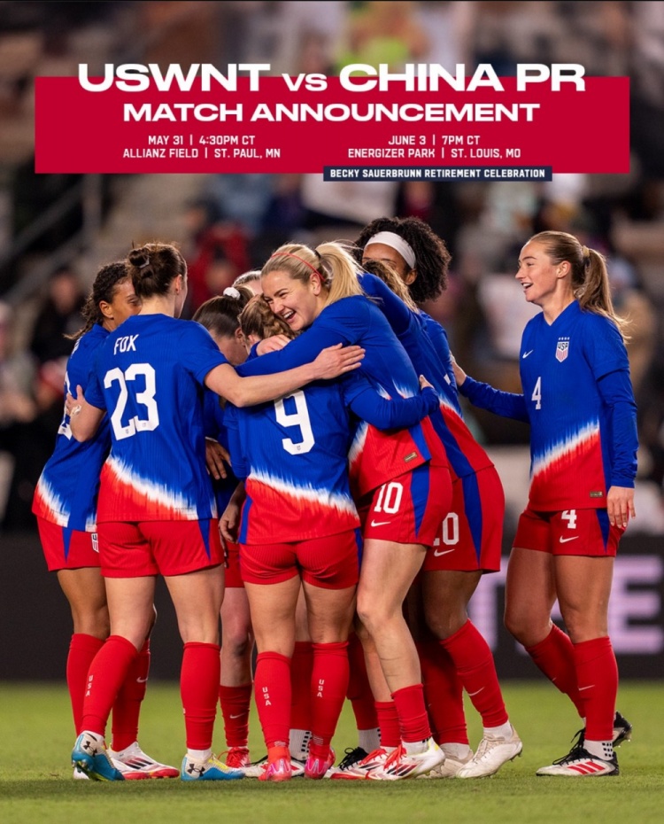  官方：中國女足將在5月底、6月初兩戰(zhàn)美國女足