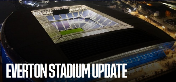  可容納5萬人！埃弗頓官方：已達(dá)成新球場3.5億英鎊的長期融資協(xié)議