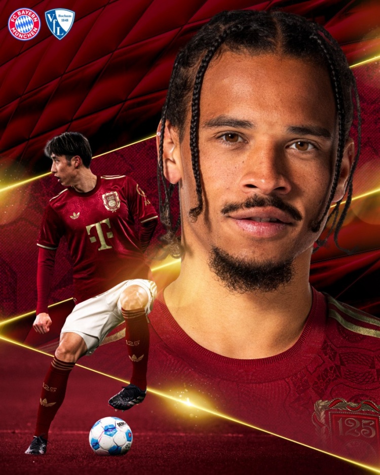  拜仁曬主場對陣波鴻海報，薩內(nèi)&伊藤洋輝出鏡