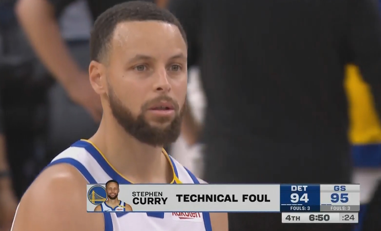  斯圖爾特推庫里 庫里反嘲！兩人各吃一T！