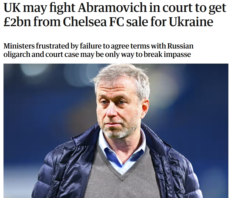 25億鎊被凍結3年?衛(wèi)報：英國政府感到沮喪，準備將阿布告上法庭