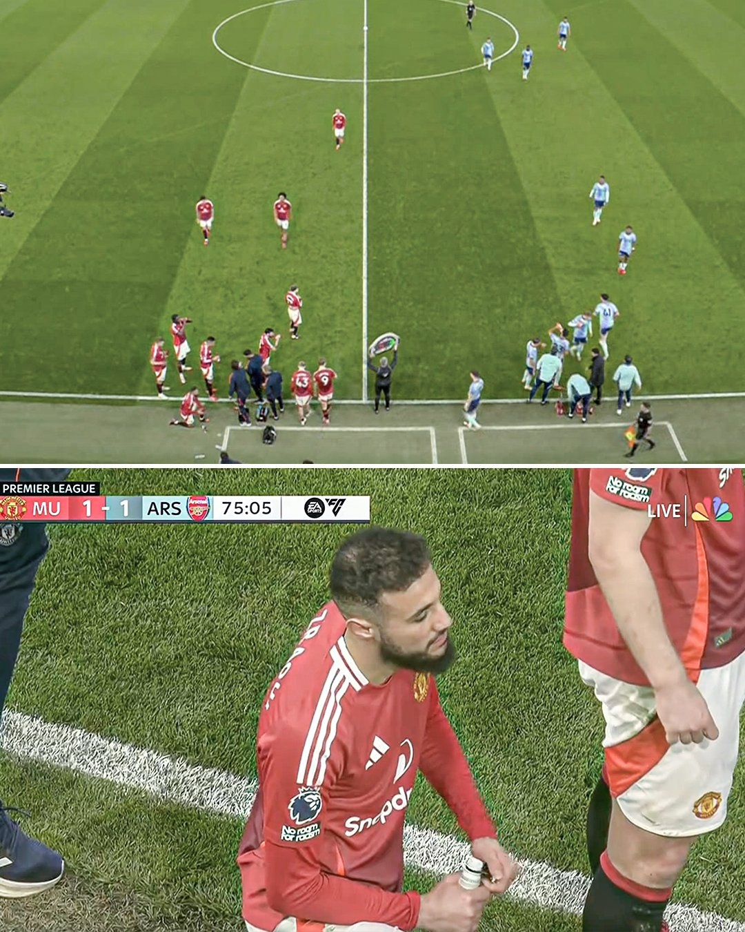  日落后開齋！曼聯(lián)vs阿森納第76分鐘中斷，以供過(guò)齋月球員簡(jiǎn)單進(jìn)食