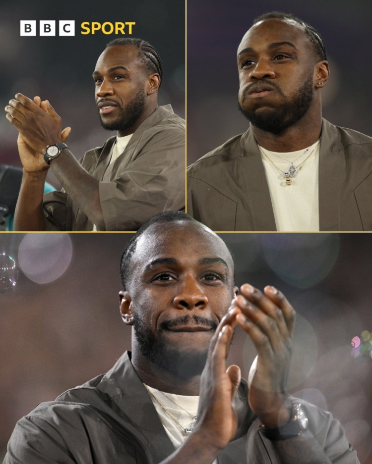  安東尼奧自車(chē)禍后首次回歸主場(chǎng)看球，兩隊(duì)球迷送上掌聲和歡呼聲