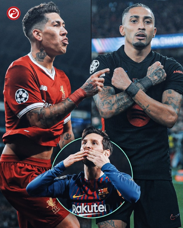  拉菲尼亞單賽季歐冠參與16球是巴西第二人，巴薩隊(duì)史僅次12年梅西