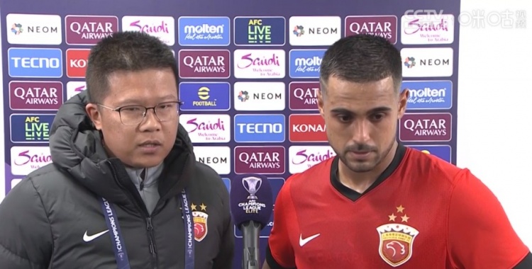  萊昂納多：我們?nèi)俚挠恢北３值搅俗詈?，上場比賽應是平? class=