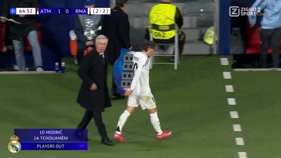  皇馬第65分鐘換人：魔笛、瓊阿梅尼下，卡馬文加、巴斯克斯上