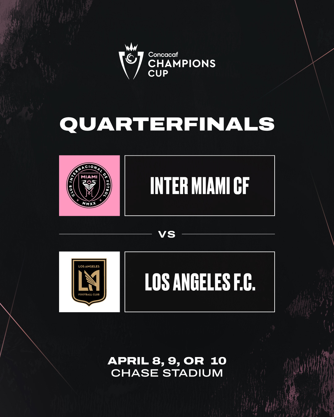  梅西蘇牙PK洛里吉魯！中北美冠軍杯1/4決賽：邁阿密對陣洛杉磯FC