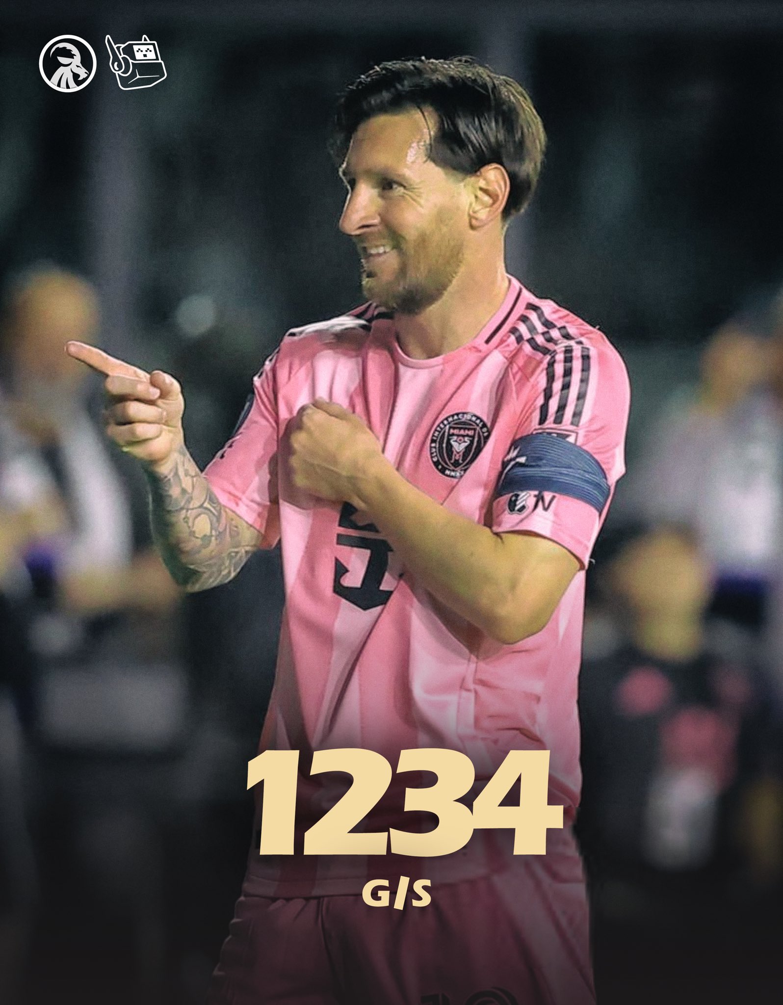  回歸即進(jìn)球！37歲梅西生涯目前853球381助，參與進(jìn)球數(shù)1234球！