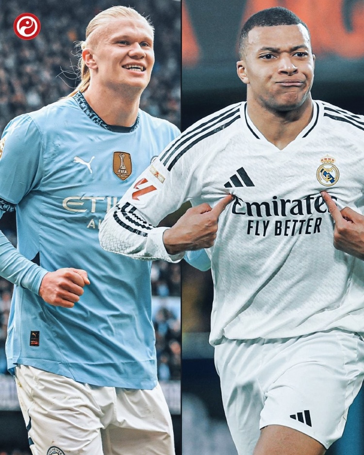  近5個(gè)賽季在五大聯(lián)賽均能打進(jìn)至少20球，僅姆巴佩&哈蘭德做到