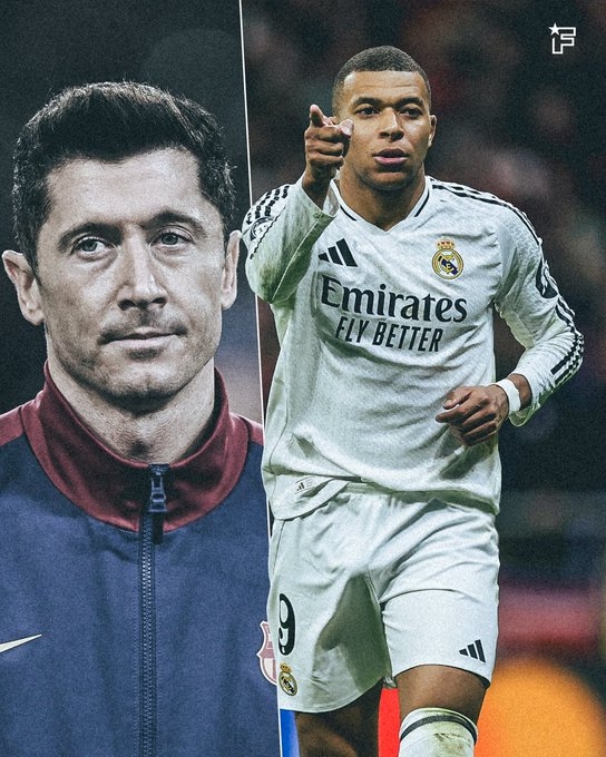  西甲射手榜：姆巴佩26場(chǎng)20球第二，僅次于萊萬25場(chǎng)21球