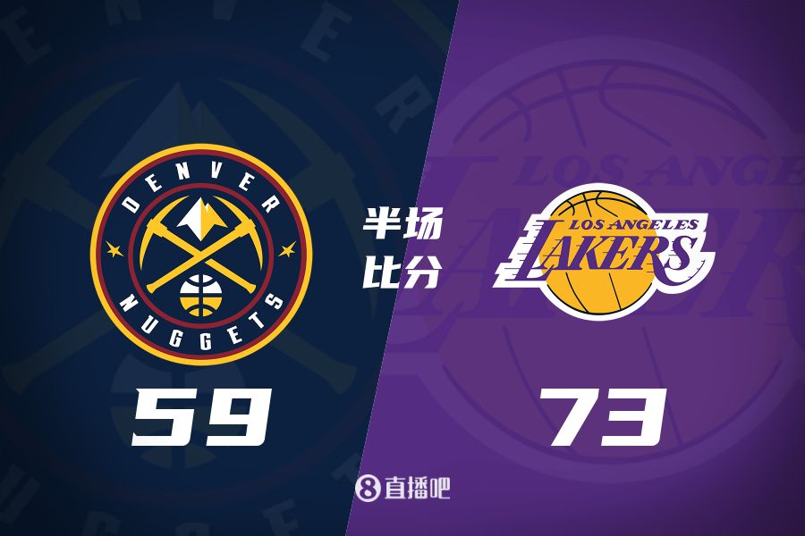  水銀瀉地的進(jìn)攻火力次節(jié)暫緩！東契奇25分 湖人半場領(lǐng)先掘金14分