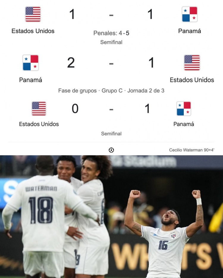  金杯賽+美洲杯+國家聯(lián)賽?美國近年來3次被巴拿馬淘汰