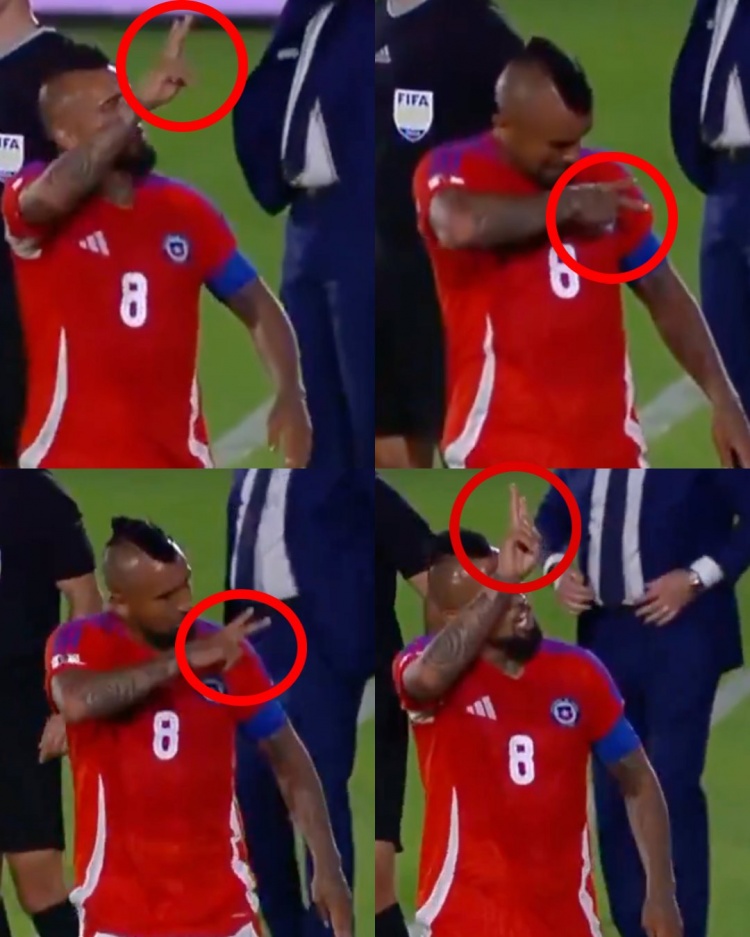  遭巴拉圭球迷辱罵，比達(dá)爾手勢回應(yīng)：我有兩個(gè)美洲杯冠軍