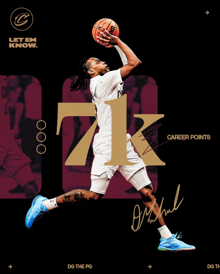  未來可期！加蘭騎士生涯得分達到7000分 隊史第11位！