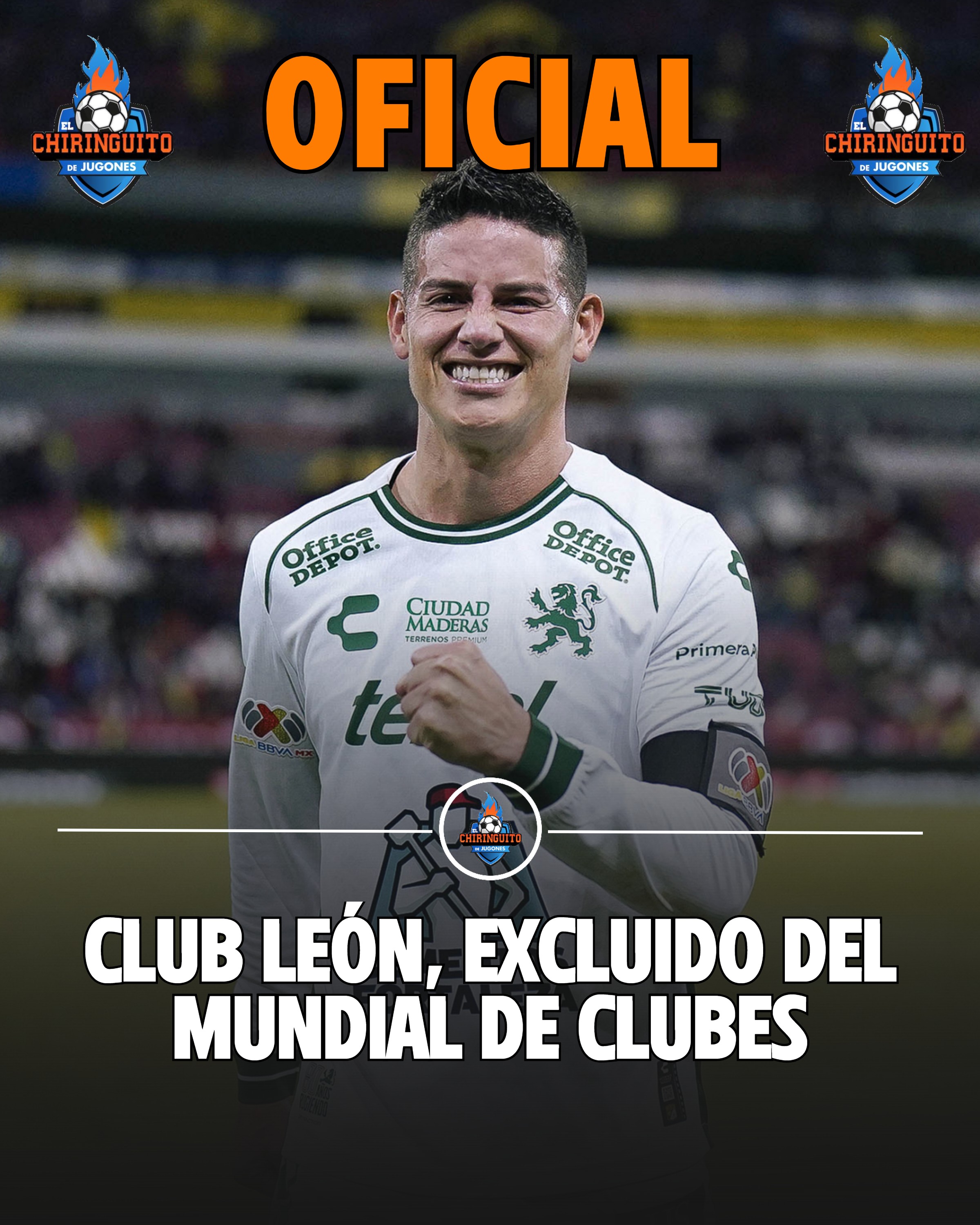  33歲J羅無緣世俱杯！萊昂被FIFA排除出世俱杯，切爾西所在組剩3隊