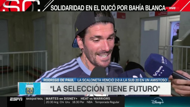  德保羅：我們很想念梅西，但重要的是他能恢復健康