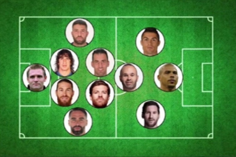  費(fèi)蘭評(píng)歷史最佳陣容：梅西、C羅、大羅、伊涅斯塔在列