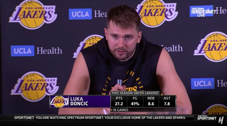  東契奇：我們拿錢來打比賽 傷病和艱難的賽程不應該成為借口